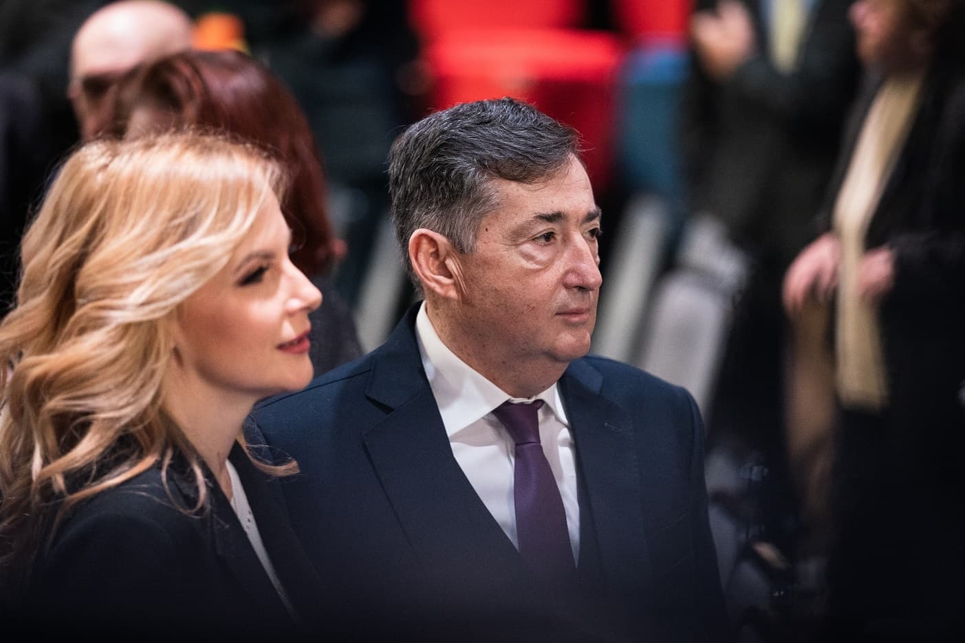 Orbán Viktor miniszterelnök a Várkertben tartotta évértékelő beszédét 2023. február 18-án., Image: 757011231, Fotó: Szajki Bálint / 24.hu