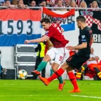 Magyarország - Horvátország labdarúgó Európa-bajnoki selejtezőmérkőzés a Groupama Arénában 2019. március 24-én. A magyar válogatott 2-1-re győzött., Image: 421968510, Fotó: Farkas Norbert