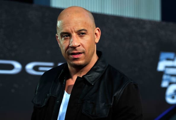 UNIVERSAL CITY, CA - MAY 21:  Actor Vin Diesel arrives at the Premiere Of Universal Pictures' "Fast &amp; Furious 6" on May 21, 2013 in Universal City, California.  (Photo by Frazer Harrison/Getty Images)