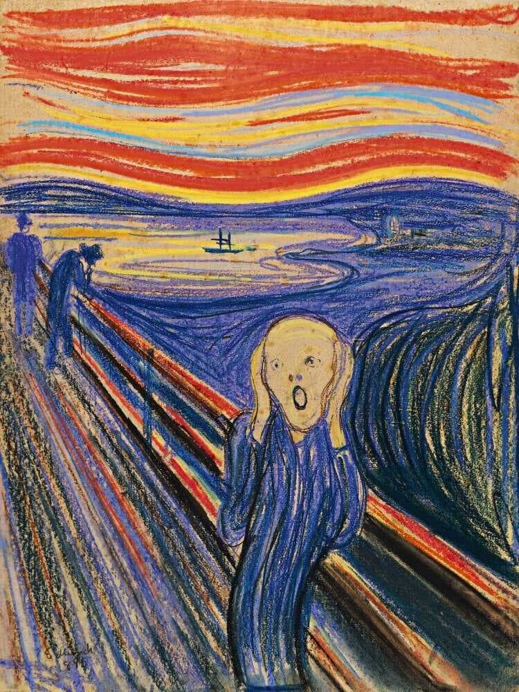 This version of <em>The Scream</em> is one of four made by Edvard Munch, and the only one outside Norway. It is coming up for auction at Sotheby's in New York.