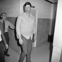 Edmund Kemper, III, 24, of Aptos, California, is led back to his cell in the Pueblo City Jail after 3 hours of questioning by Santa Cruz, California police.  Kemper is being held here on suspicion of murder.  Officials said, Kemper admitted to killing his mother and a friend.  (Photo by Bettmann Archive/Getty Images)