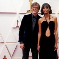 HOLLYWOOD, CALIFORNIA - MARCH 27: (L-R) Philippe Rousselet and Liya Kebede attend the 94th Annual Academy Awards at Hollywood and Highland on March 27, 2022 in Hollywood, California. (Photo by Jeff Kravitz/FilmMagic)