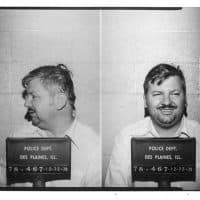 Serial killer John Wayne Gacy posed for the above Des Plaines Police Department mug shot in December 1978. (Photo by Bureau of Prisons/Getty Images)