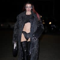 MILAN, ITALY - FEBRUARY 25: Julia Fox is seen on February 25, 2023 in Milan, Italy.  (Photo by Rachpoot/Bauer-Griffin/GC Images)