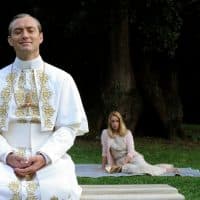 set of "The young Pope" by Paolo Sorrentino.
09/03/2015 sc.444 - ep 4
in the picture Jude Law and Ludivine Sagnier.
Photo by Gianni Fiorito