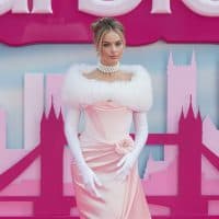 LONDON, UNITED KINGDOM - JULY 12: Margot Robbie attends the European premiere of 'Barbie' at the Cineworld Leicester Square in London, United Kingdom on July 12, 2023. (Photo by Wiktor Szymanowicz/Anadolu Agency via Getty Images)