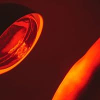 Infrared light treatment for elbow pain