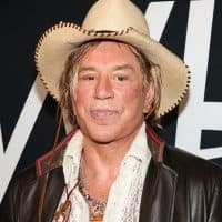 WEST HOLLYWOOD, CALIFORNIA - JUNE 17: Actor Mickey Rourke attends the TEATRO Even Summer White Affair at Skybar on June 17, 2022 in West Hollywood, California. (Photo by Paul Archuleta/Getty Images)