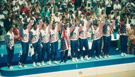 Michael Jordan, Magic Johnson, Larry Bird – a legendás 1992-es Dream Team tagjai
