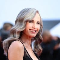 CANNES, FRANCE - MAY 26: Andie MacDowell attends the "The Old Oak" red carpet during the 76th annual Cannes film festival at Palais des Festivals on May 26, 2023 in Cannes, France. (Photo by Gisela Schober/Getty Images)