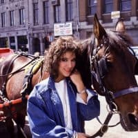 Céline Dion en mai 1987 à Montréal, Canada. (Photo by PONO PRESSE INTERNATIONALE/Gamma-Rapho via Getty Images)