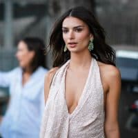 PARIS, FRANCE - JUNE 26: Emily Ratajkowski is seen outside the Kerastase Party At Port Debilly In Paris, on June 26, 2019 in Paris, France. (Photo by Edward Berthelot/GC Images)