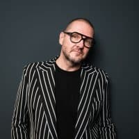 Lakatos Márk stylist, divattervező a Buksó podcast felvétele előtt 2024. február 5-én., Image: 843804354, Fotó: Szajki Bálint / 24.hu