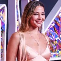 Madelyn Cline arrives at the 2023 MTV Video Music Awards held at the Prudential Center on September 12, 2023 in Newark, New Jersey, United States. (Photo by Xavier Collin/Image Press Agency/NurPhoto) (Photo by Image Press Agency / NurPhoto / NurPhoto via AFP)