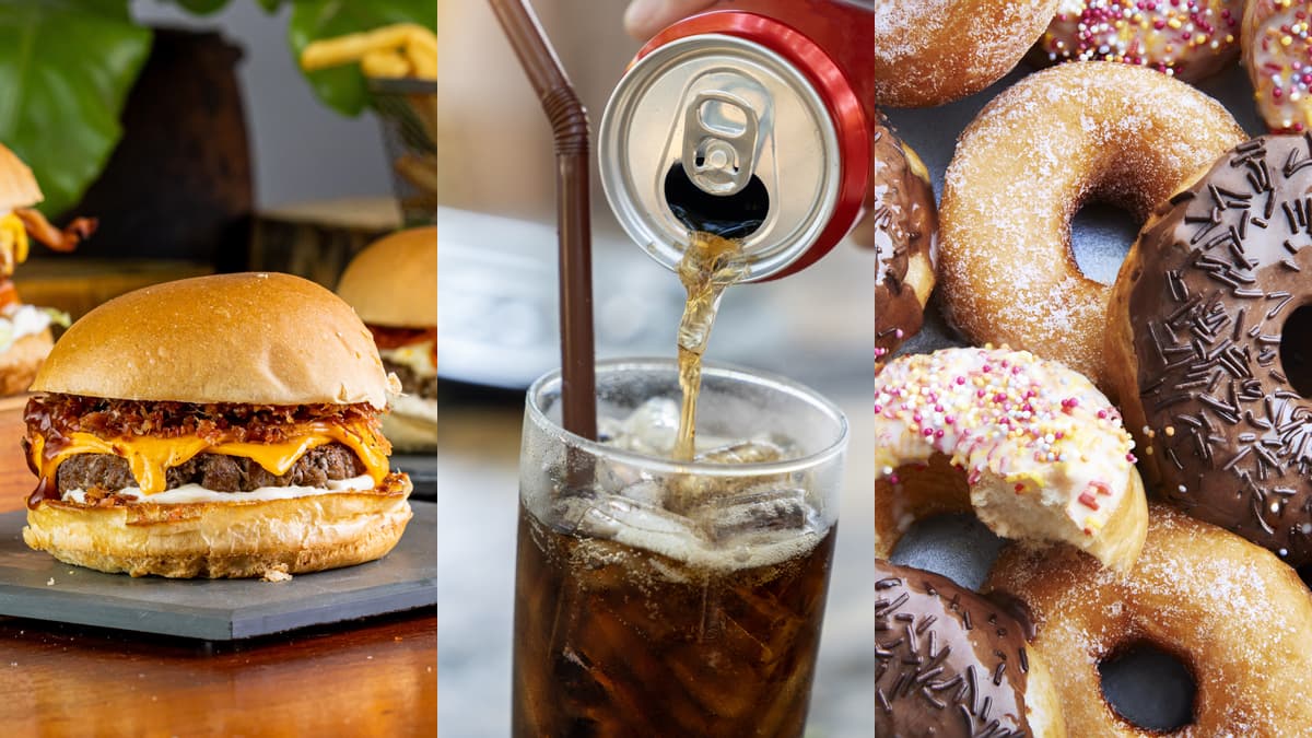 Mirelit, konzerv, fánk, hamburger – ételek és italok, amiket nem kéne túlzásba vinnünk