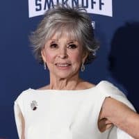 LOS ANGELES, CALIFORNIA - JANUARY 31: Rita Moreno attends the Los Angeles Premiere Screening Of Paramount Pictures' "80 For Brady" at Regency Village Theatre on January 31, 2023 in Los Angeles, California. (Photo by Frazer Harrison/WireImage)