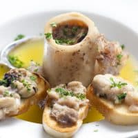 still life of bone marrow soup