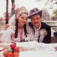Traditional Hungarian Bride and Groom   (Photo by Paul Almasy/Corbis/VCG via Getty Images)