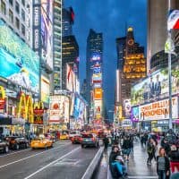 Times Square by night