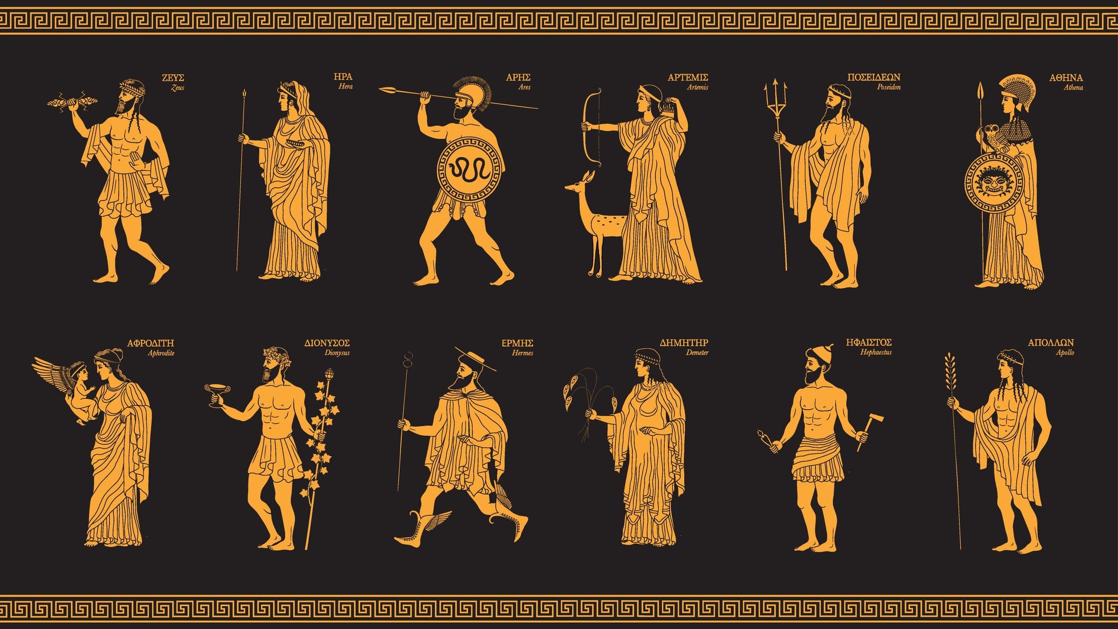 Zeusz, Hádész, Poszeidón – a legnagyobb hatalmú görög istenek
