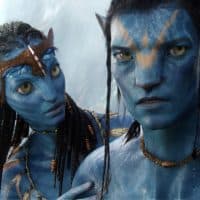 Avatar
2009
Real  James Cameron
Zoe Saldana
Sam Worthington.
Collection Christophel / RnB © Mark Fellman / Twentieth Century Fox / Dune Entertainment / Giant Studios / Lighstorm Entertainment (Photo by Mark Fellman / Twentieth Century / Collection Christophel / Collection ChristopheL via AFP)