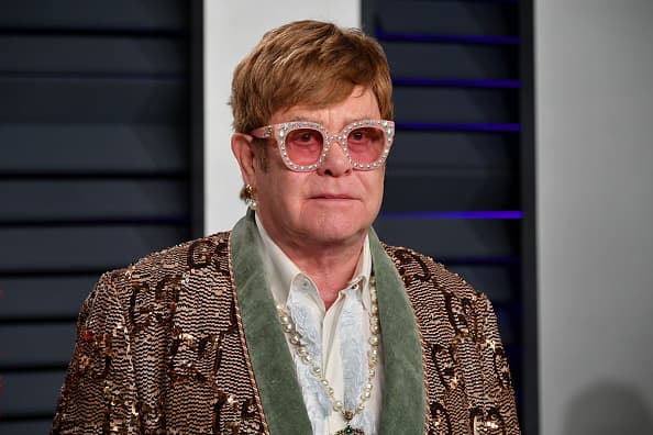 BEVERLY HILLS, CA - FEBRUARY 24:  Elton John attends the 2019 Vanity Fair Oscar Party hosted by Radhika Jones at Wallis Annenberg Center for the Performing Arts on February 24, 2019 in Beverly Hills, California.  (Photo by Dia Dipasupil/Getty Images)