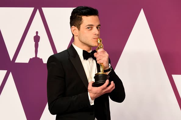 HOLLYWOOD, CALIFORNIA - FEBRUARY 24: Rami Malek, winner of Best Actor for "Bohemian Rhapsody," poses in the press room during the 91st Annual Academy Awards at Hollywood and Highland on February 24, 2019 in Hollywood, California. (Photo by Frazer Harrison/Getty Images)