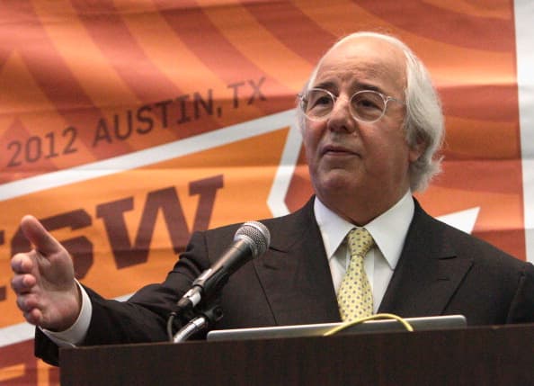 AUSTIN, TX - MARCH 10:  Frank Abagnale speaks onstage at Catch Me If You Can: Frank Abagnale 10 Years Later during the 2012 SXSW Music, Film + Interactive Festival at Austin Convention Center on March 10, 2012 in Austin, Texas.  (Photo by Bobby Longoria/WireImage)