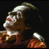 American actor Jack Nicholson plays the Joker in the movie Batman, directed by Tim Burton. (Photo by Murray Close/Sygma/Sygma via Getty Images)