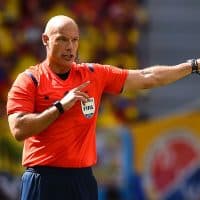 BRASILIA, BRAZIL - JUNE 19:  Referee Howard Webb gestures during the 2014 FIFA World Cup Brazil Group C match between Colombia and Cote D'Ivoire at Estadio Nacional on June 19, 2014 in Brasilia, Brazil.  (Photo by Christopher Lee/Getty Images)