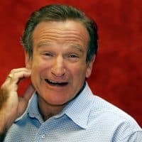 Robin Williams during "One Hour Photo" Press Conference with Robin Williams and Michael Vartan at Park Hyatt Hotel in Century City, California, United States. (Photo by Vera Anderson/WireImage)