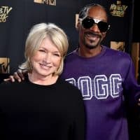 LOS ANGELES, CA - MAY 07:  Martha Stewart (L) and rapper Snoop Dogg attend the 2017 MTV Movie And TV Awards at The Shrine Auditorium on May 7, 2017 in Los Angeles, California.  (Photo by Jeff Kravitz/FilmMagic)