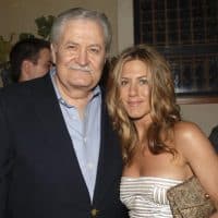 WESTWOOD, CA - MAY 22:  (L-R) Actor John Aniston and daughter actor Jennifer Aniston  attend the after party following the world premiere of Universal Pictures "The Break-Up" at the Napa Grille on May 22, 2006 in Westwood, California.  (Photo by Stephen Shugerman/Getty Images)