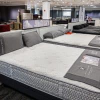 Aventura, Miami, Florida, Aventura Mall, Macy's Department store, Hotel Collection showroom, mattresses, bed frame, box spring for sale. (Photo by: Jeffrey Greenberg/Universal Images Group via Getty Images)