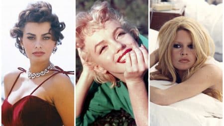 Marilyn Monroe, Sophia Loren, Brigitte Bardot –  legendás színésznők a múltból